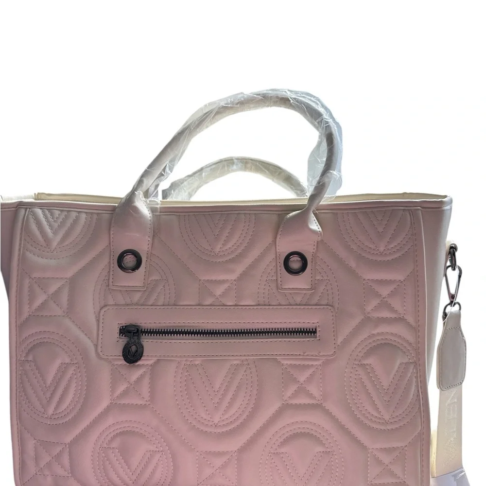 Valentino ORLANDI NWT White Quilted Large Tote - Picture 3 of 13